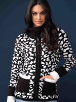 Elena Wang Animal print cardi
