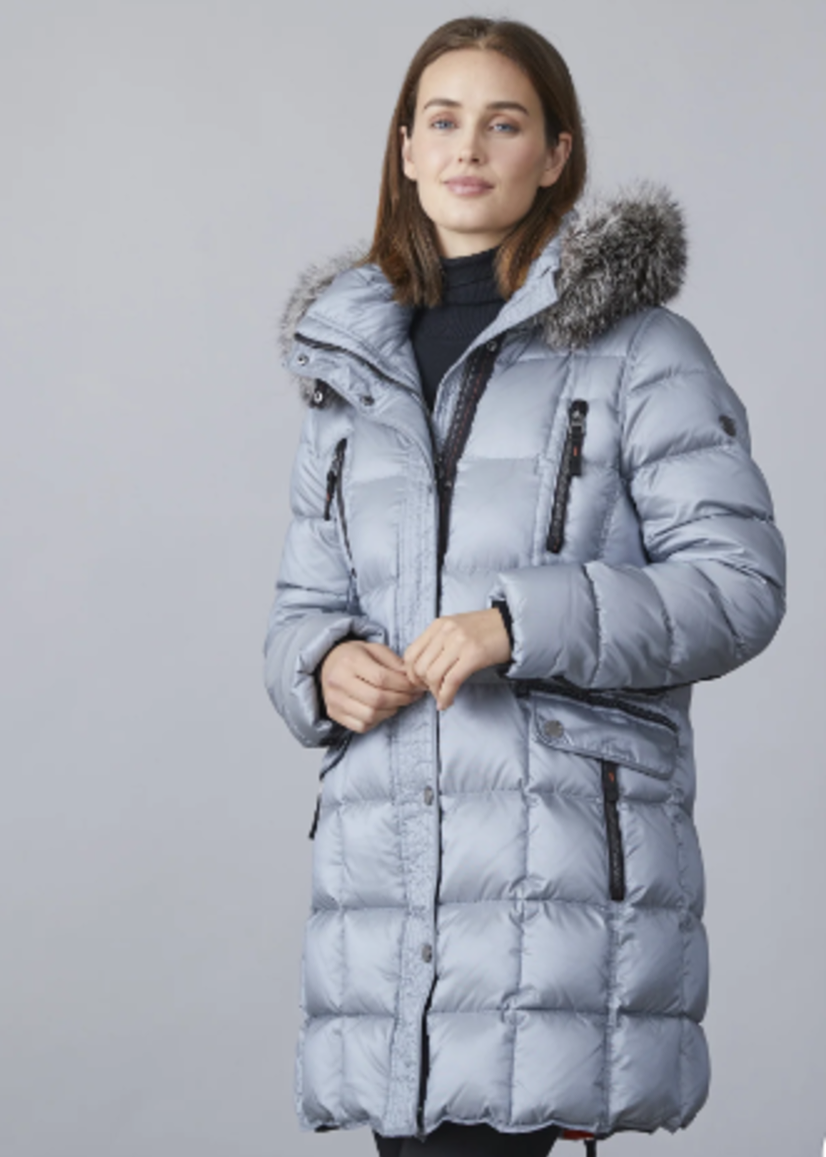 Junge Down jkt w/ fox fur hood
