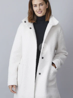 Junge Fallen collar button/ zip coat