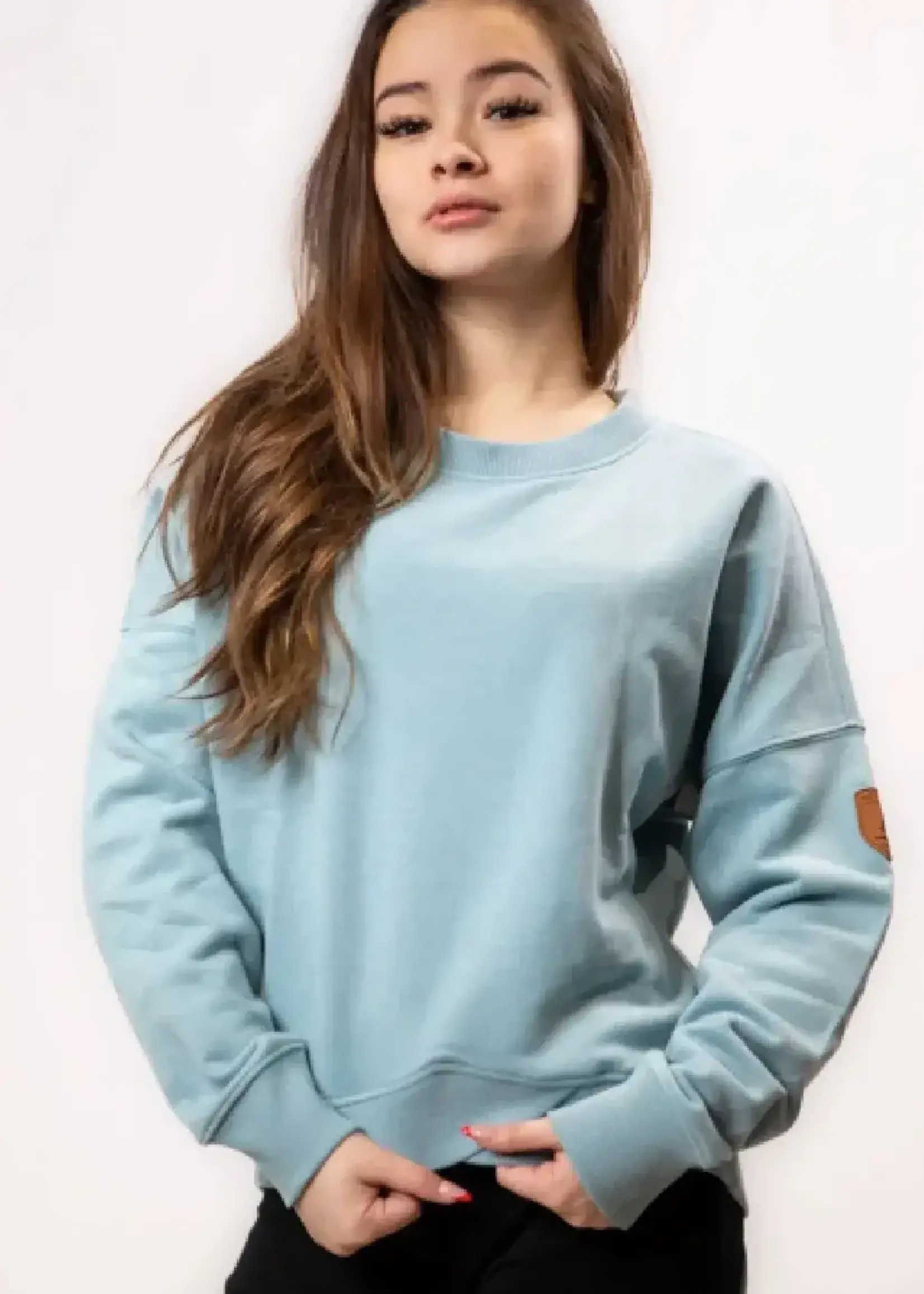 Wanakome Erma cross hem sweatshirt
