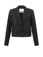 YaYa Women Short pinstripe blazer