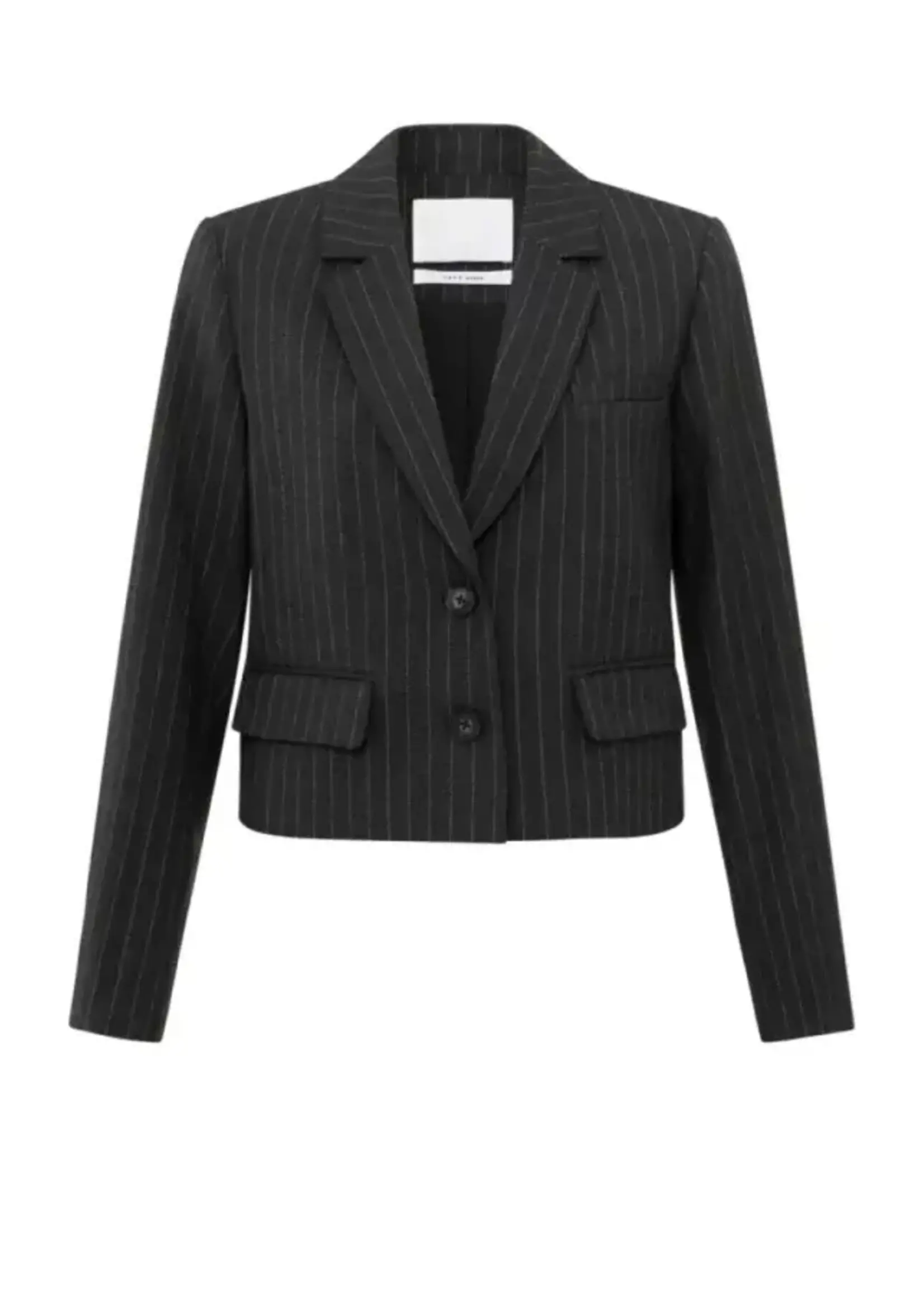 YaYa Women Short pinstripe blazer