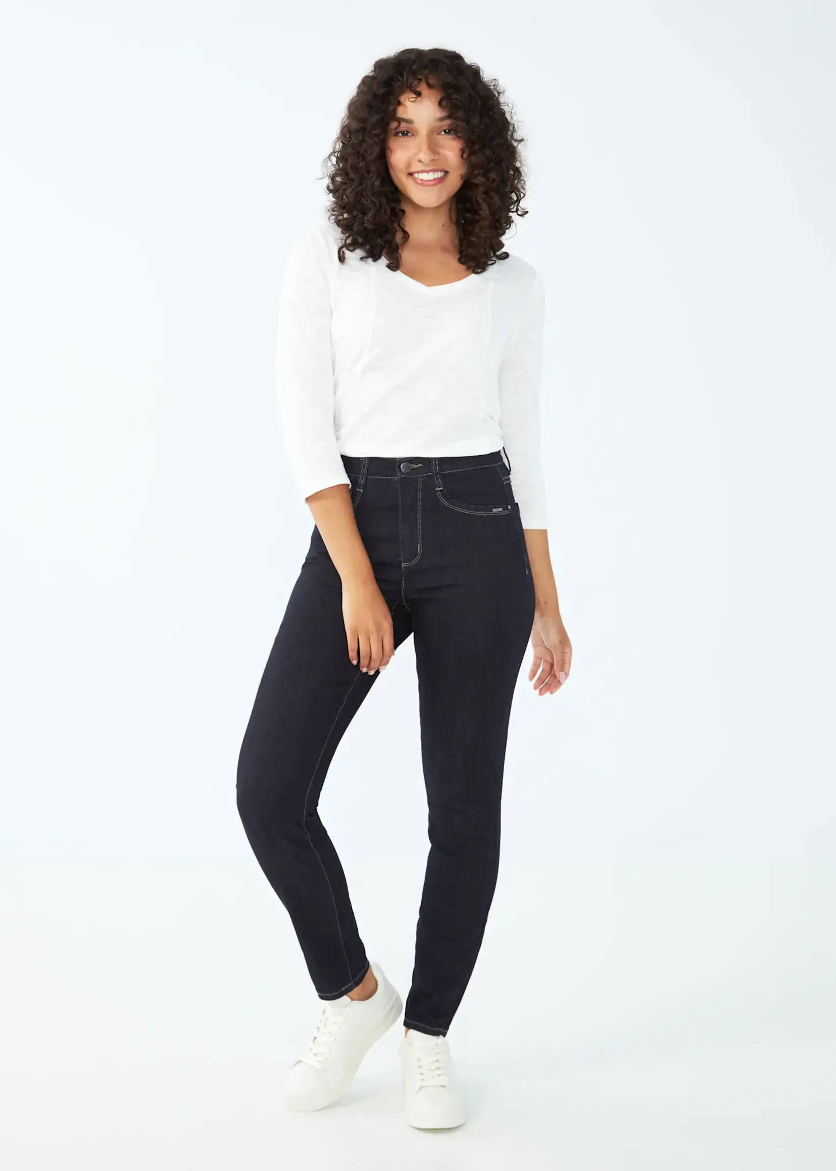 French Dressing Jeans Petite straight leg pant