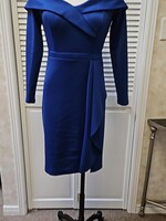 Frank Lyman Off the shoulder midi ruched bum