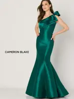Cameron Blake One shoulder fit and flare gown