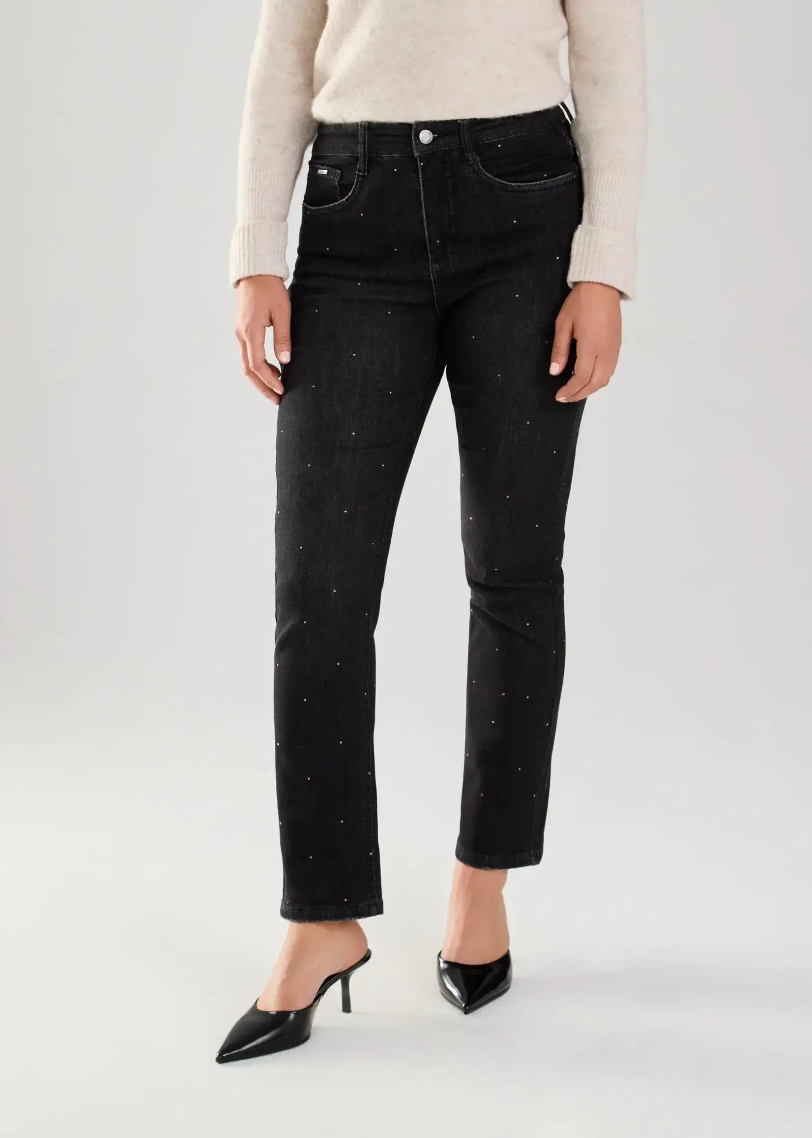 French Dressing Jeans Copper gem sparkle jean
