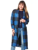 RAPZ Rapz plaid shacket