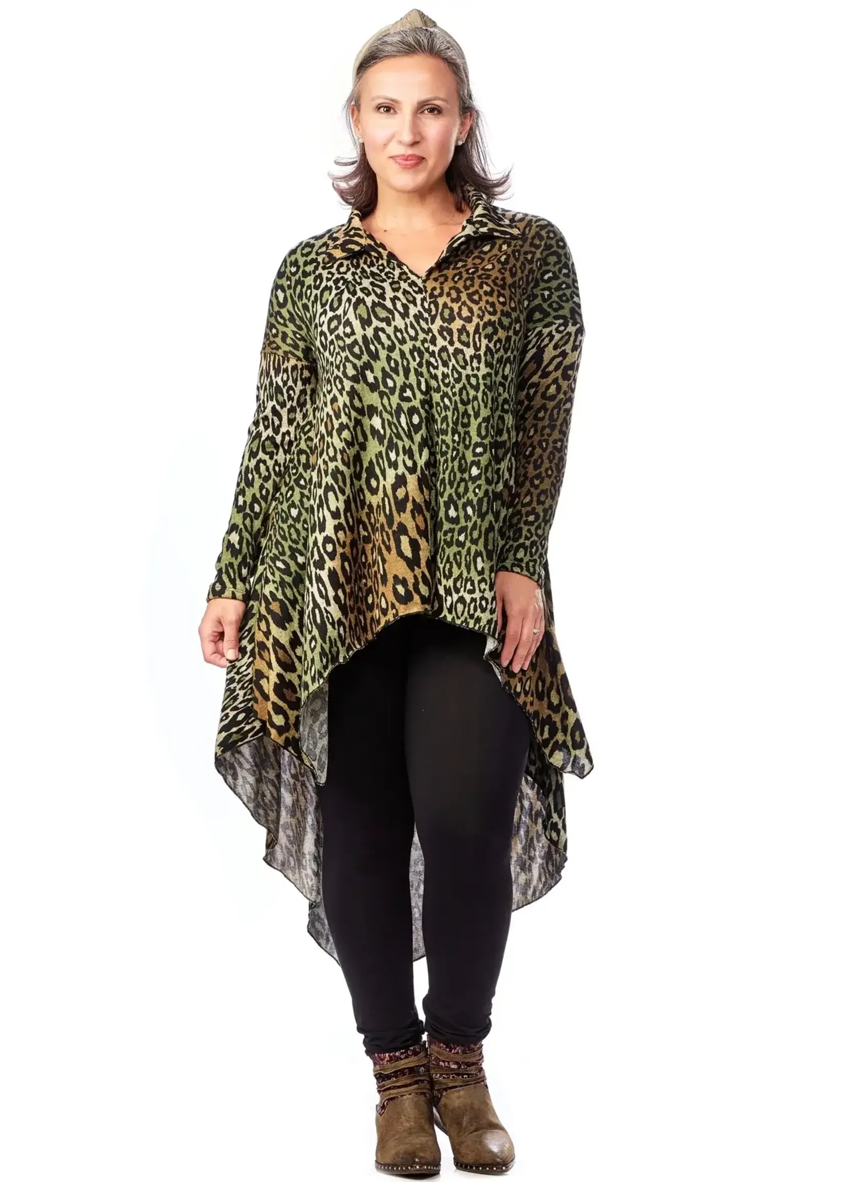 RAPZ Shirt collar tunic