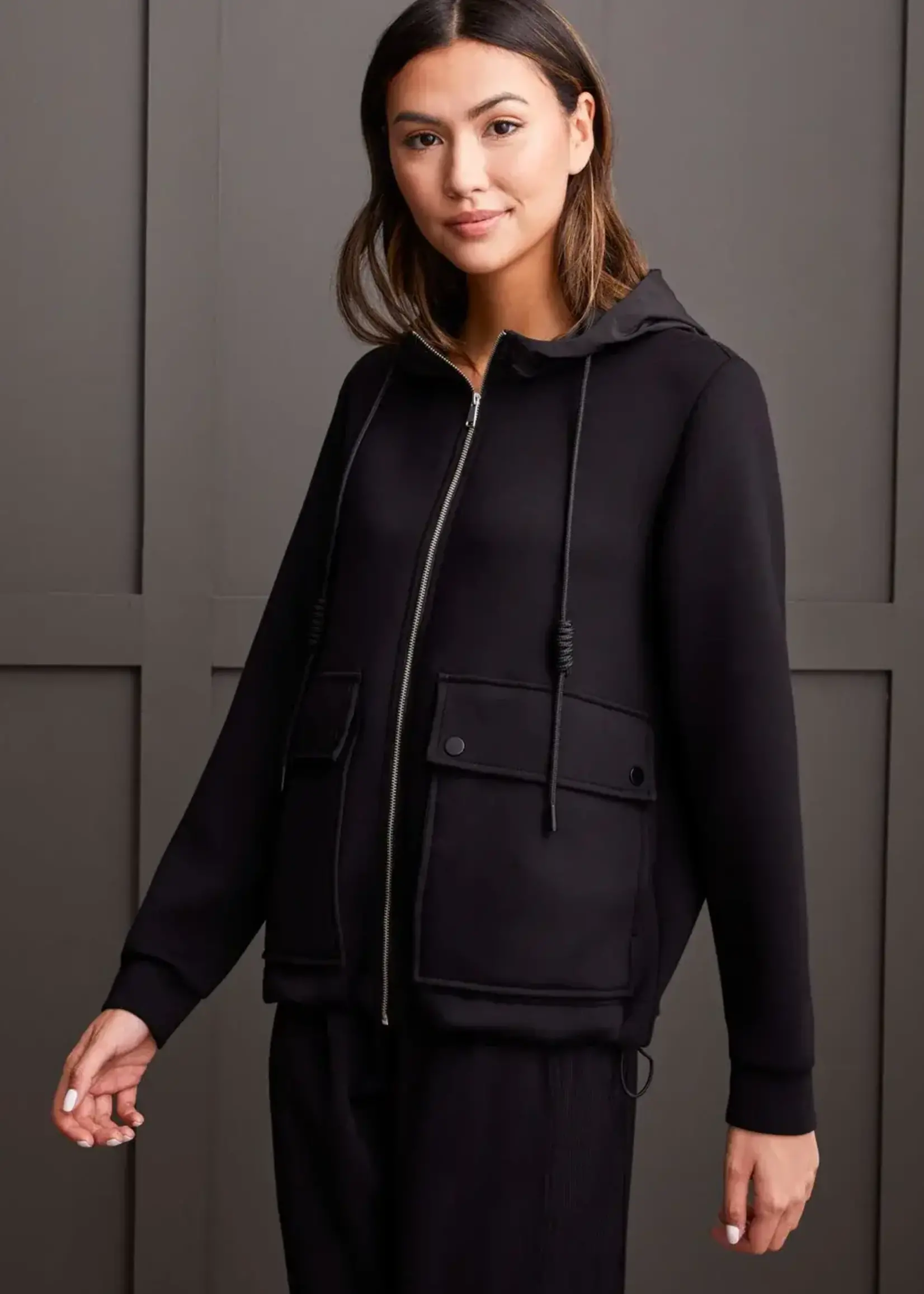 Tribal Techno lux hooded jacket