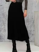 Alison Sheri Pleated long skirt