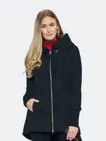Tonia Debellis Button down hooded high-low