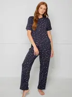 Latte Love Spandex print P.J set