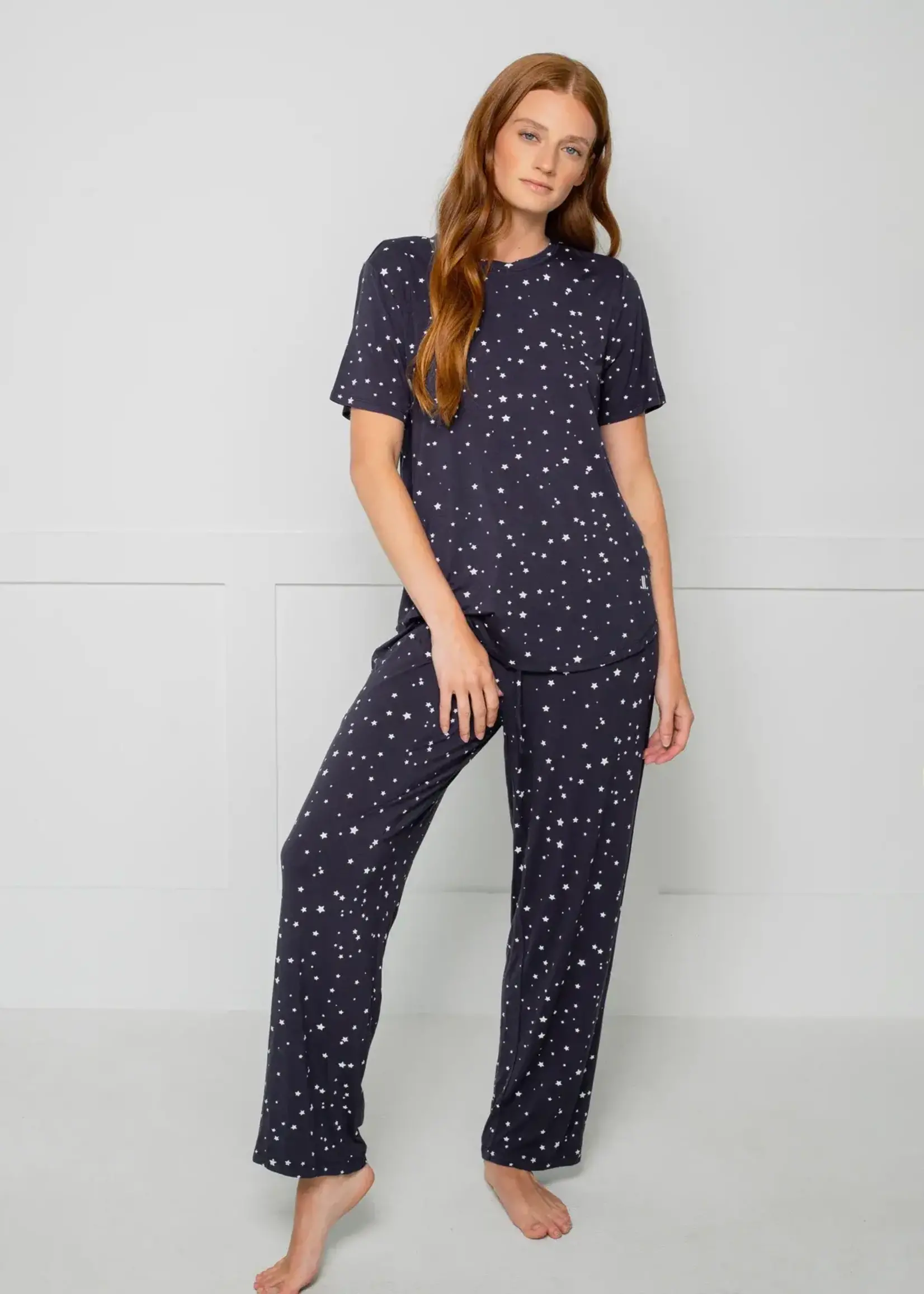 Latte Love Spandex print P.J set