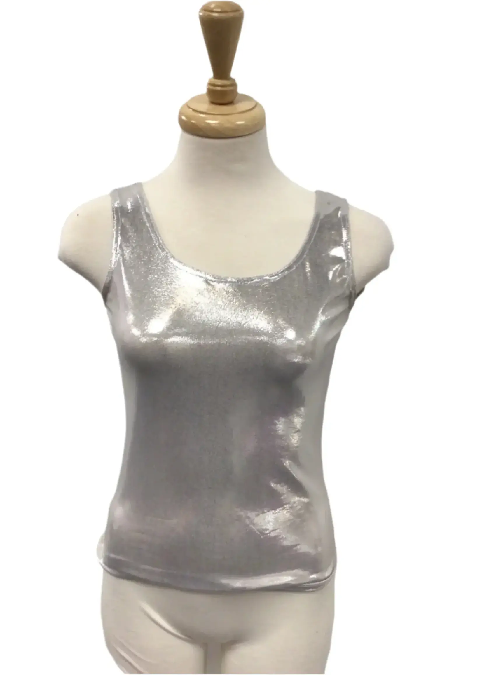 Frank Lyman Metallic finish tank top