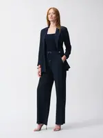 Joseph Ribkoff Seersucker wide leg pant