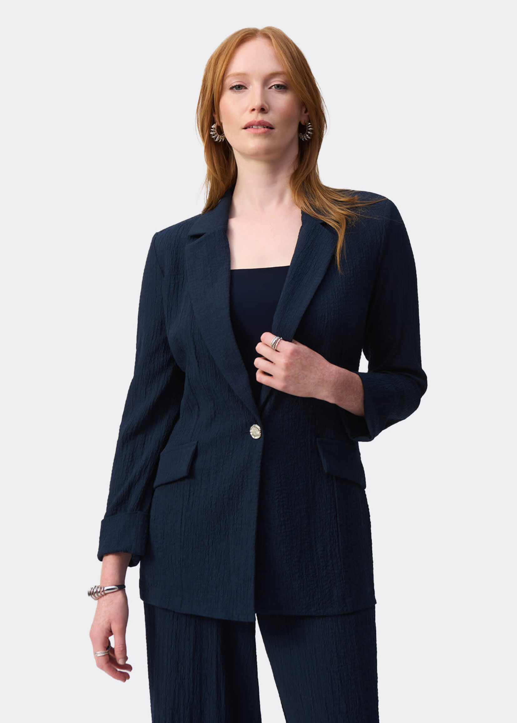 Joseph Ribkoff Seersucker wide leg pant