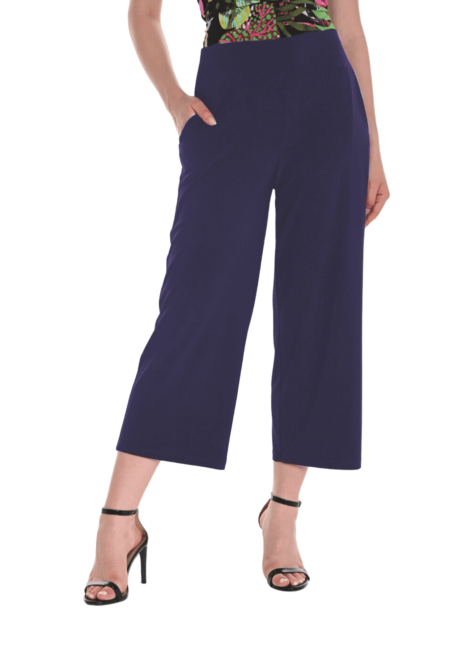 Frank Lyman Crop belted pant