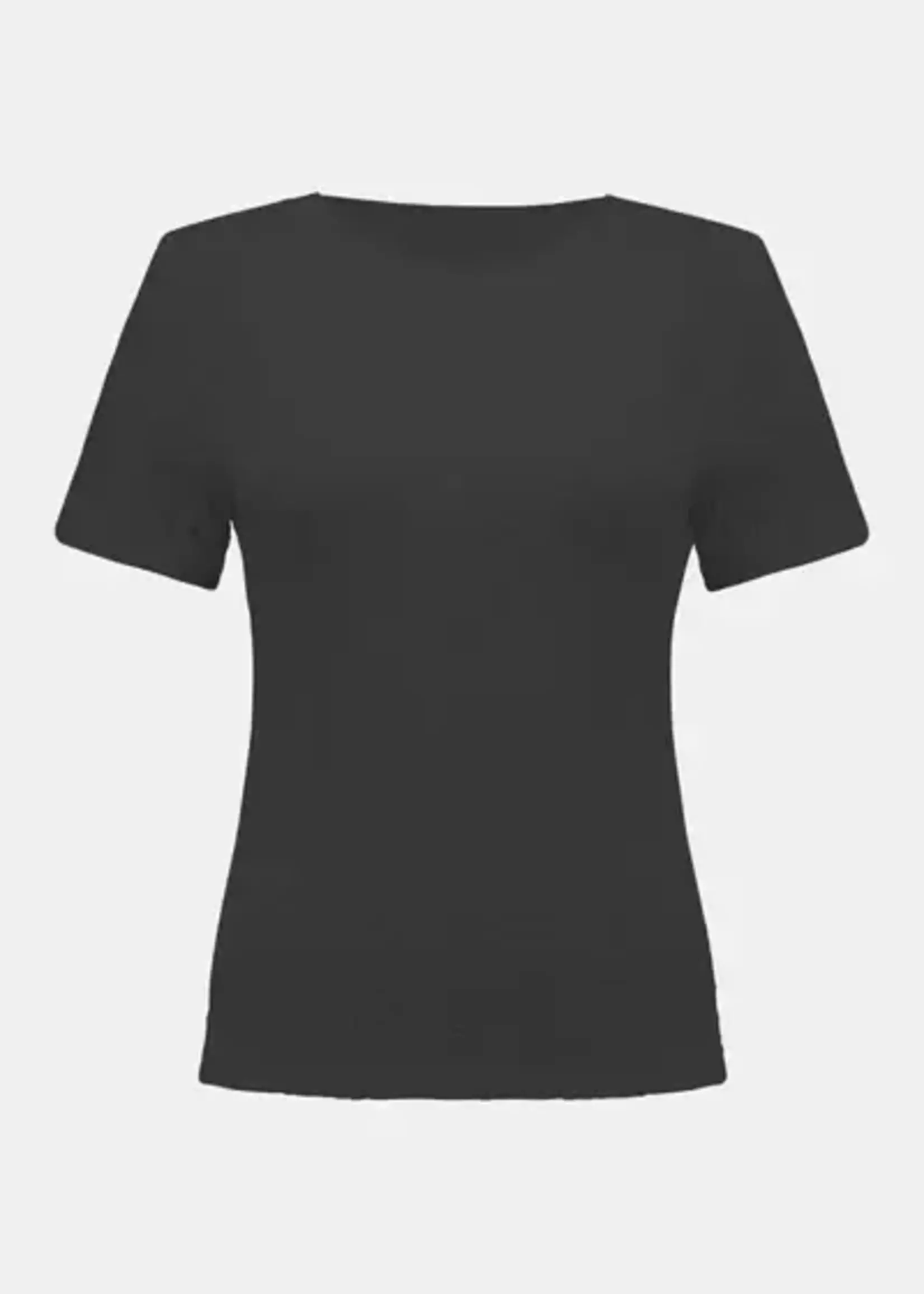 Joseph Ribkoff Puckered knit fitted tee