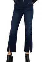 Liverpool Crop flare twisted seam jean