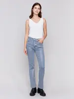 Charlie B Foiled boot cut jean