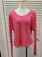 Angela Mara V-neck dolman long sleeve  top
