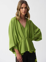 Joseph Ribkoff Satin peplum blouse