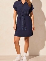 Tribal Polo drawcord sport dress