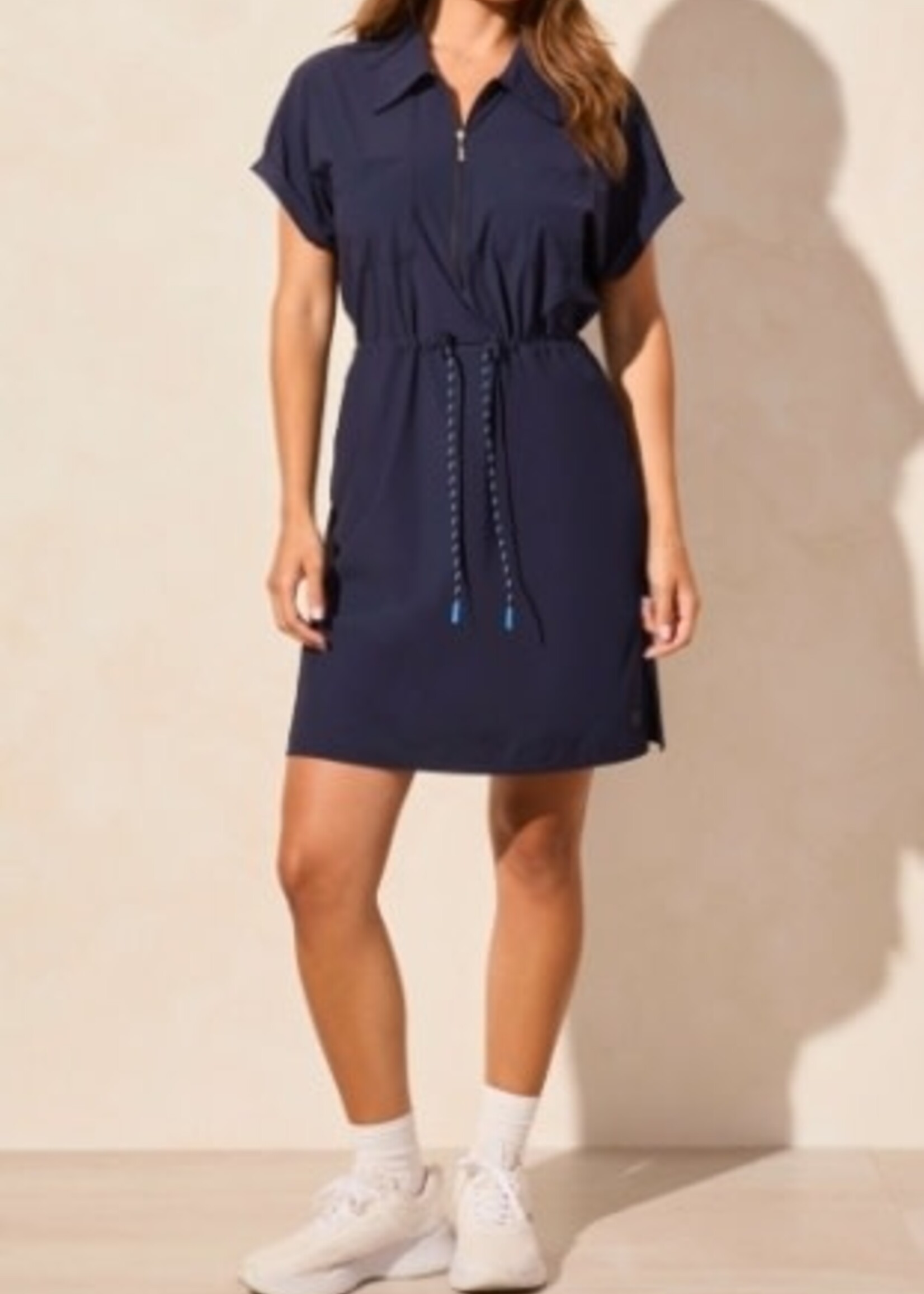 Tribal Polo drawcord sport dress