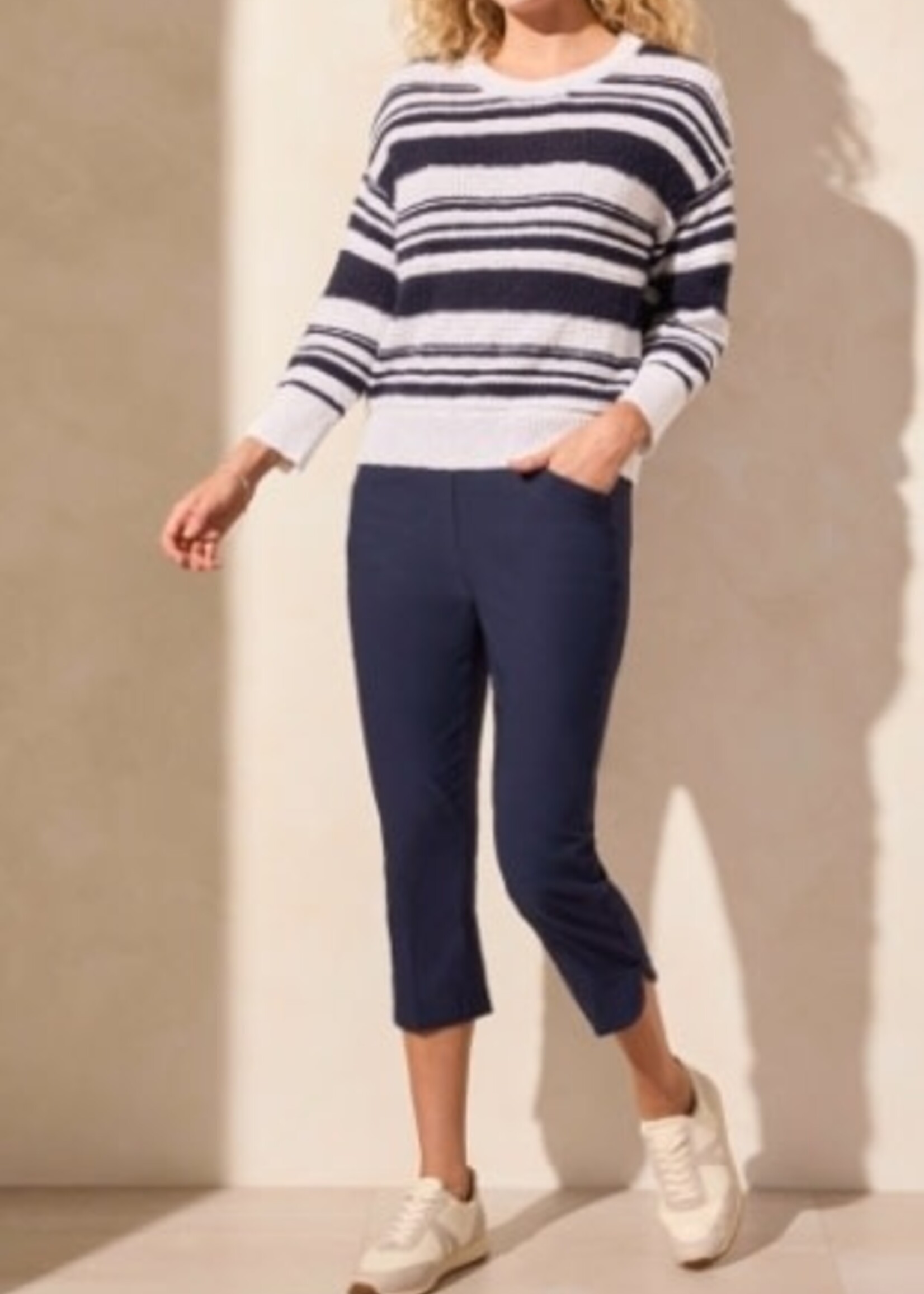 Tribal Scoop neck 3/4 sleeve sweater