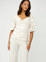 Frank Lyman 2 way wear floral cowl neck top
