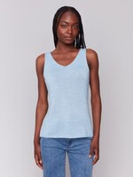 Charlie B Metallic Lurex Knit Cami