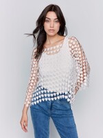 Charlie B Crochet Heart Top
