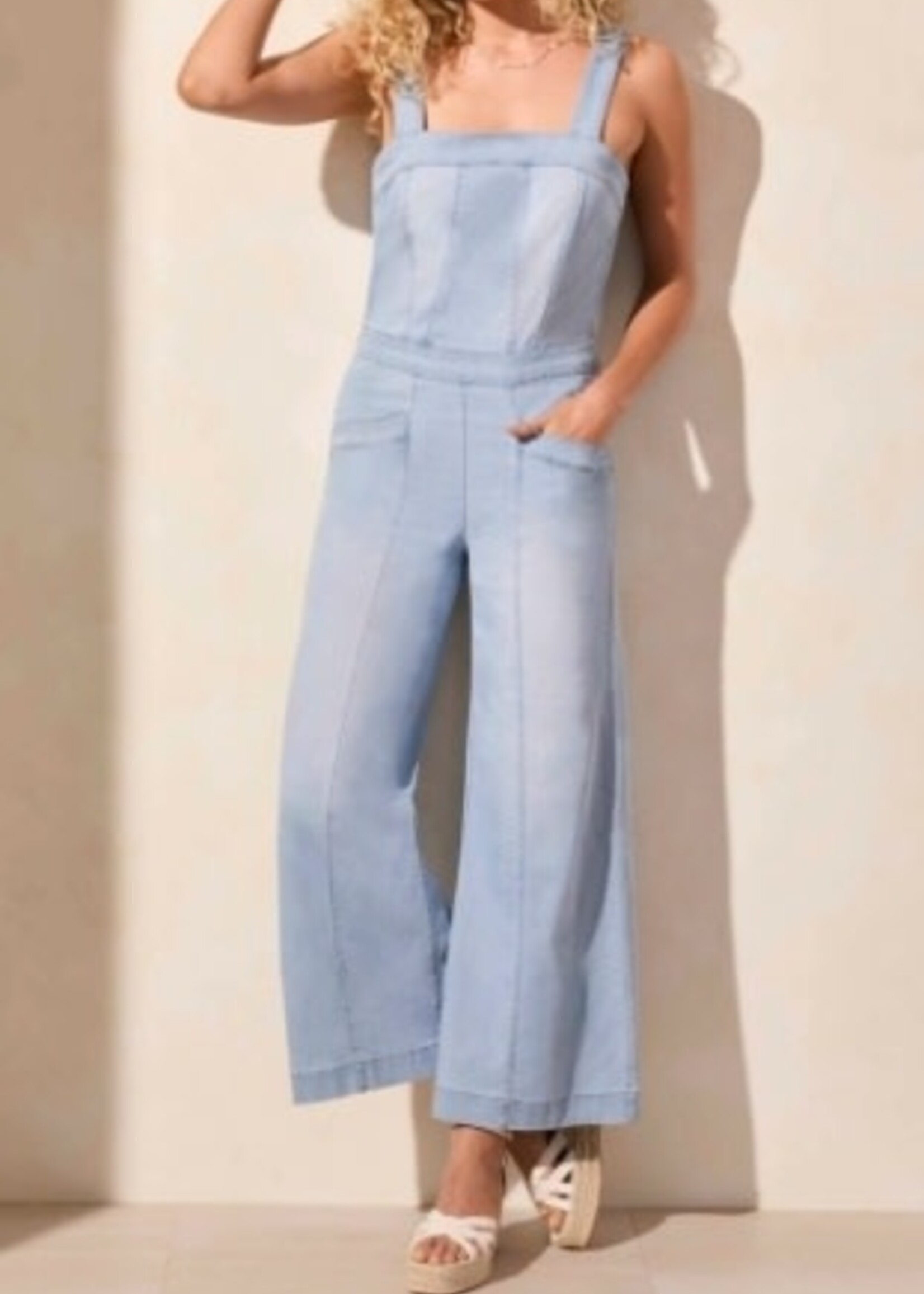Tribal Cotton Denim Blend Romper