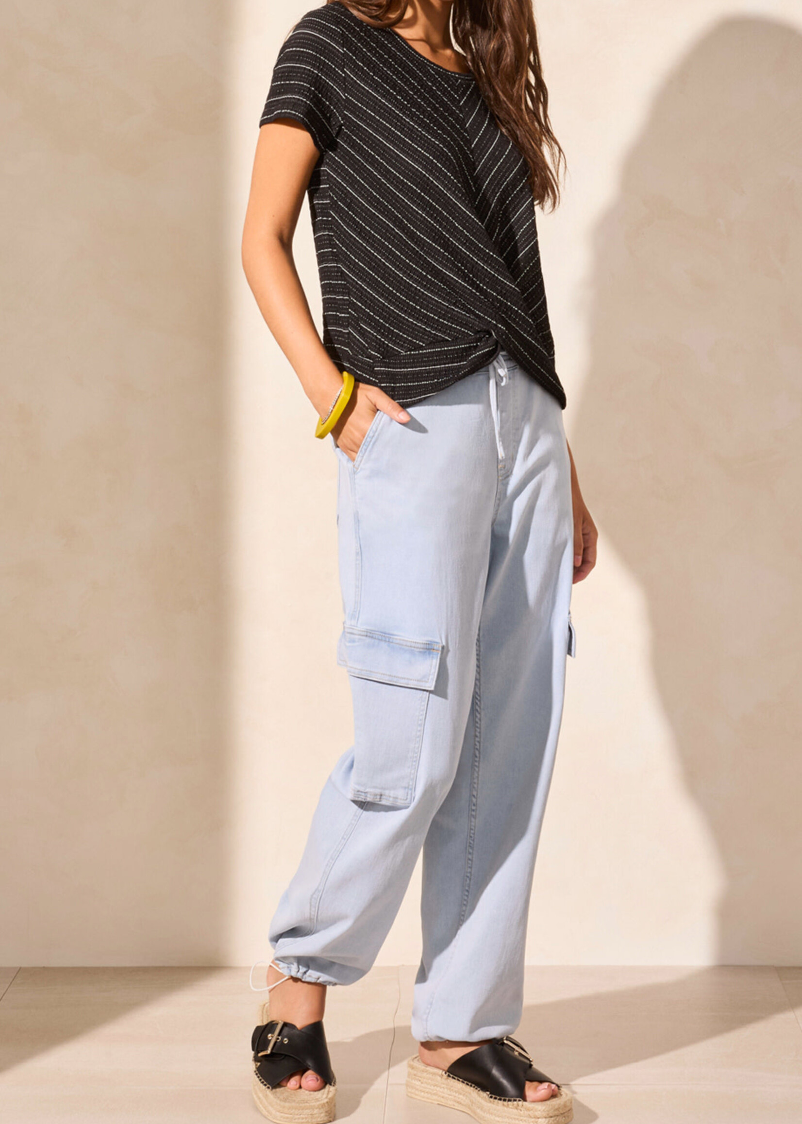 Tribal Twist Knot Detail T- Shirt