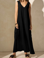 Tribal Sleeveless Cargo Maxi Dress