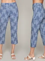 Carre Noir Geometric print capri