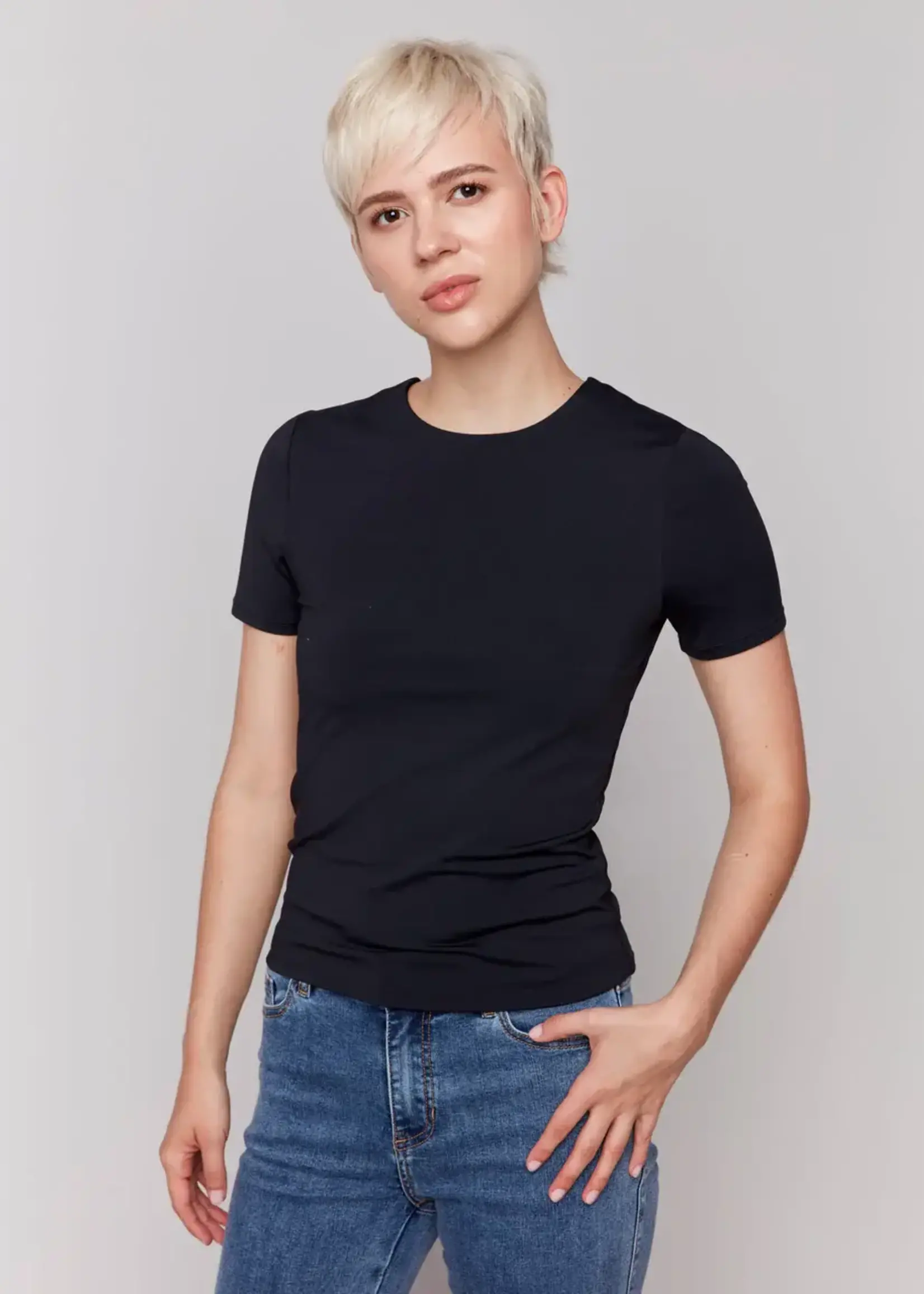 Charlie B Double Clothe Knit T-shirt