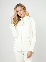 Frank Lyman Sporty Collard Zip-Up Sweater