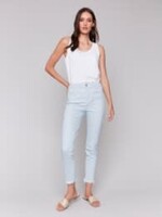 Charlie B Printed Twill Stripe Pant