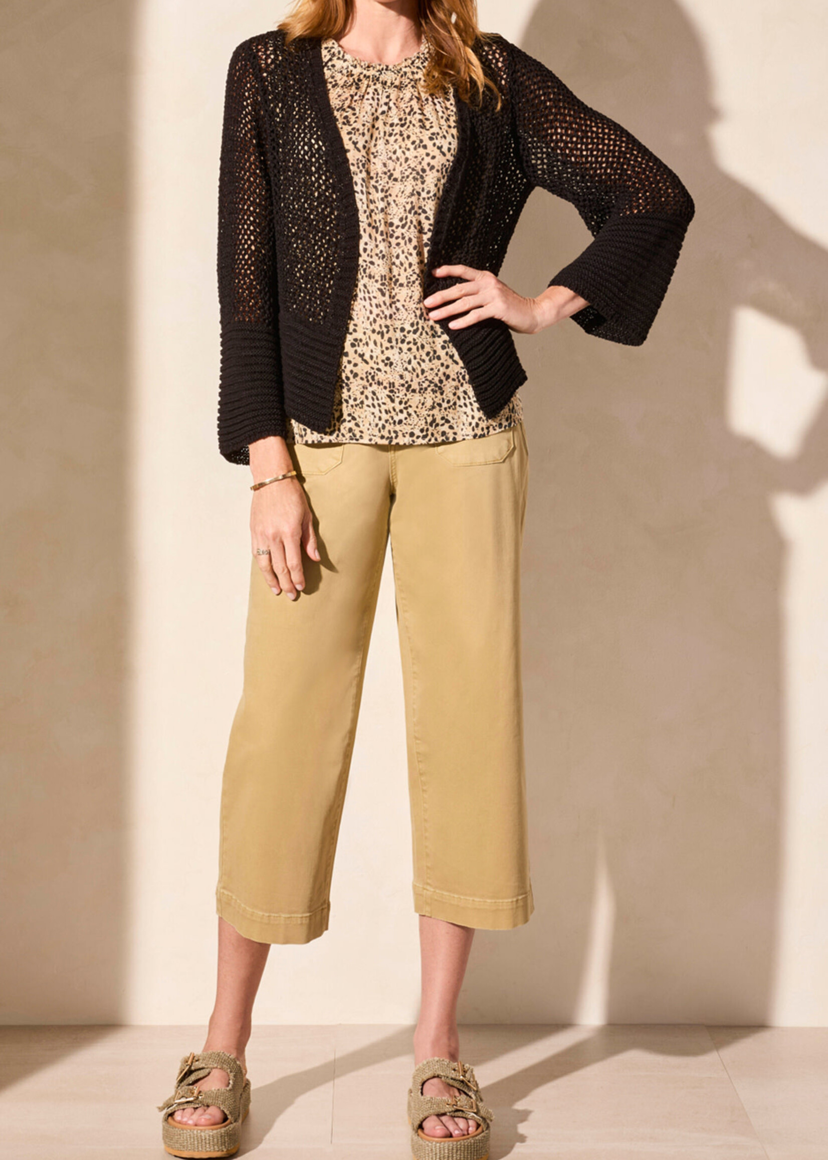 Tribal Bell Sleeve Knit Cardi