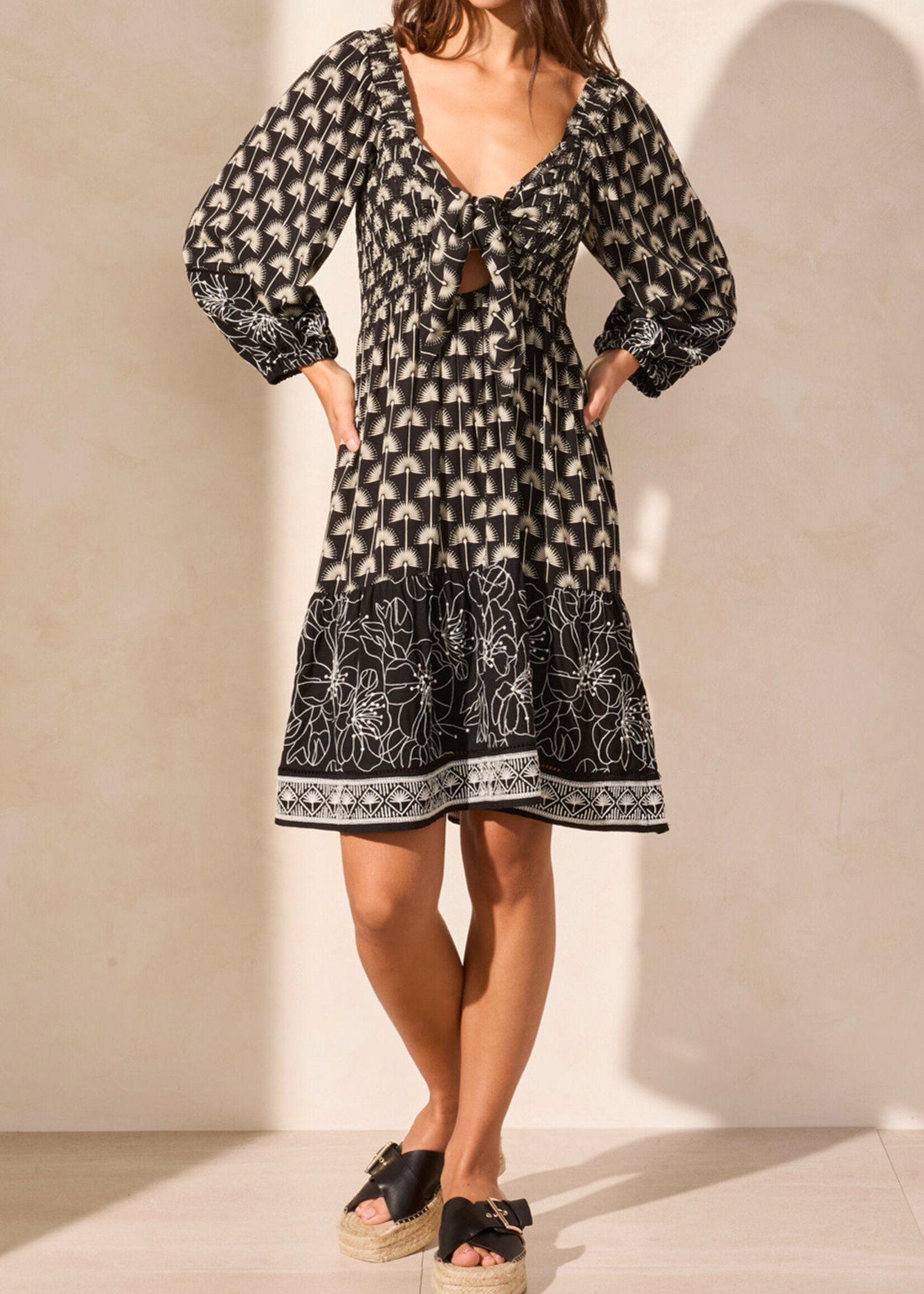 Tribal Embroidered 2 Way Wear Dress