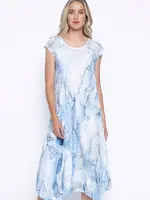 Picadilly Printed Cap Sleeve Dress