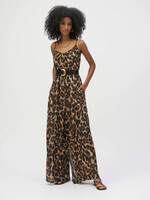 Joseph Ribkoff Chiffon Wide Leg Belted Jumpstuit