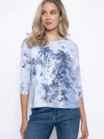 Picadilly Printed 3/4 Sleeve T-Shirt