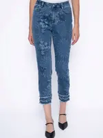 Picadilly Frayed Hem Crop Jean