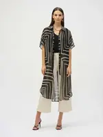 Joseph Ribkoff Sheer Print Duster