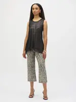 Joseph Ribkoff Mesh Over-Lay Metallic Tank