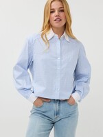 Esqualo Rhinestone Stripe Blouse