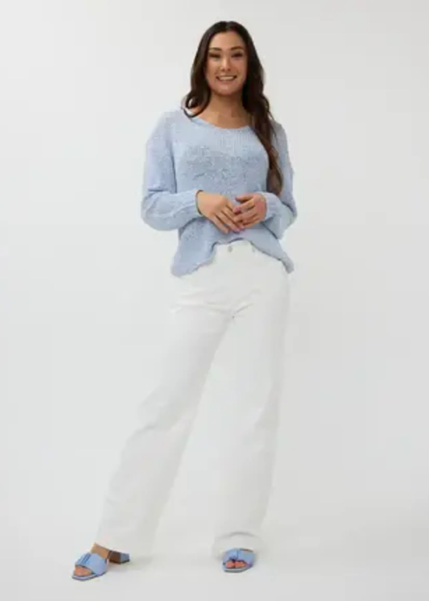 Esqualo Tape Yarn Knit Sweater