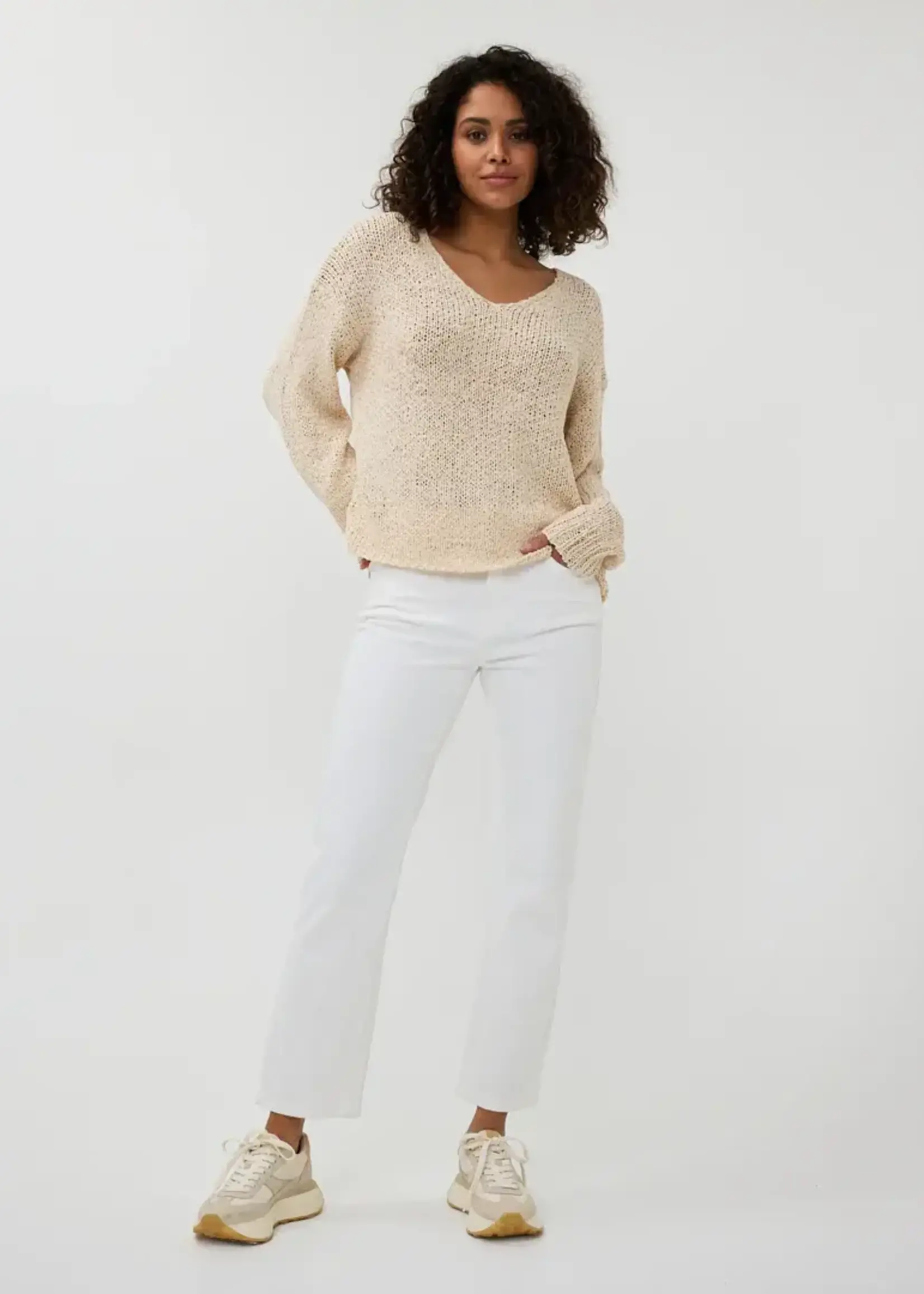 Esqualo Tape Yarn Knit Sweater
